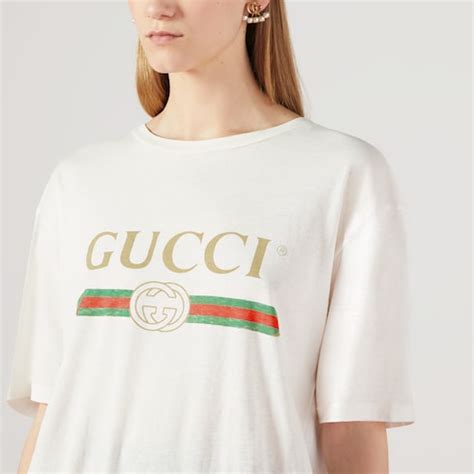 gucci white top women|Gucci shirt women black.